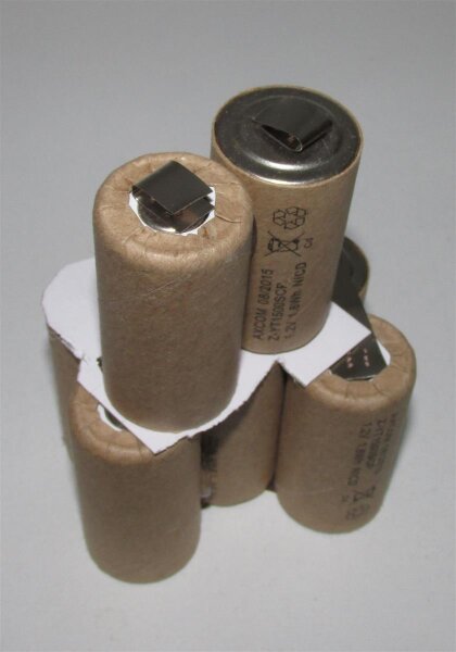 Akkupack für TCM 220032 - 9,6 Volt Ni-MH zum Selbsteinbau