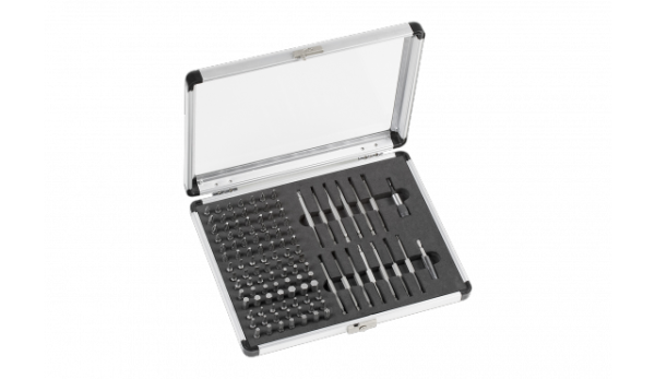 Meister Werkzeuge - Bit-Satz 113-teilig Alu-Box