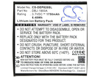 Ersatzakku - CS-DEP820SL - Doro Liberto 820 / DBJ-1900A - 3,7 Volt 1750mAh Li-Ion - EOL