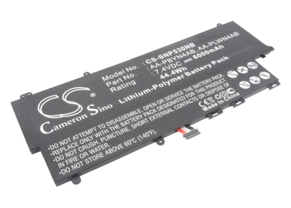 Ersatzakku - CS-SNP530NB - Samsung AA-PBYN4AB / AA-PLWN4AB - 7,4 Volt 6000mAh Li-Polymer