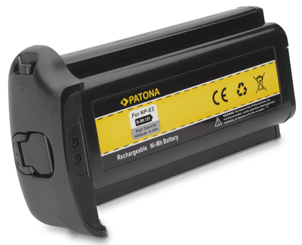 Ersatzakku - Canon NP-E3 / EOS-1D Mark II - 12 Volt 1650mAh Ni-MH