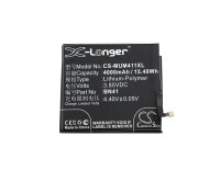 Ersatzakku - CS-MUM411XL - Xiaomi BN41 / BN41L - 3,85 Volt 4000mAh Li-Polymer