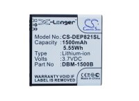 Ersatzakku - CS-DEP821SL - Doro Liberto 820 Mini / DBM-1500B- 3,7 Volt 1500mAh Li-Ion