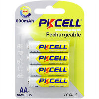 PKCELL - rechargeable battery - Mignon AA - 600mAh 1,2...