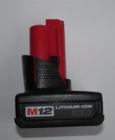 Akkureparatur - Zellentausch - Milwaukee 4932 3524 72 / 3INR18/65-2 / C 12 BX - 12 Volt Li-Ion Akku