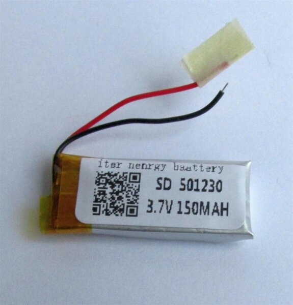 Einzelzelle - 501230 / 0501230 / 501235 - 3,7 Volt 150mAh Li-Polymer