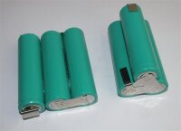 Akkupack für Milwaukee 4932 3524 72 / 3INR18/65-2 / C 12 BX - 12 Volt Li-Ion zum Selbsteinbau