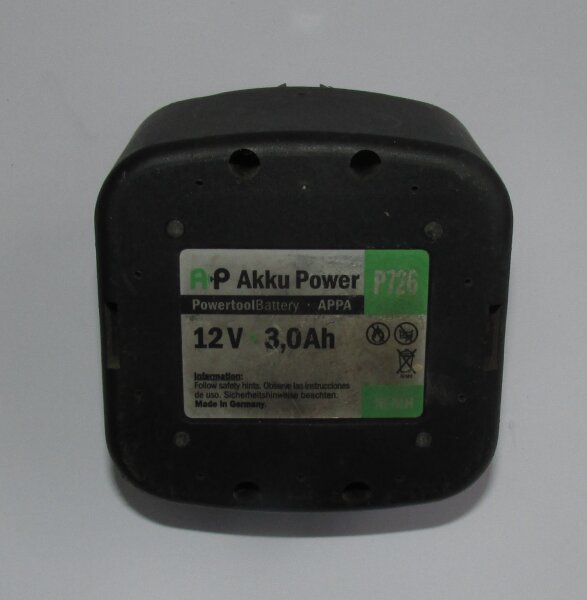 Akkureparatur - Zellentausch - Akku Power / PowertoolBattery APPA / P726  / P723- 12 Volt Akku