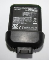 Akkureparatur - Zellentausch - PRÜFTECHNIK VIBSCANNER VIB 5.425 / 030050040 - 7,2 Volt Ni-MH Akku