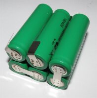 Akkupack für PRÜFTECHNIK VIBSCANNER VIB 5.425 / 030050040 - 7,2 Volt Ni-MH zum Selbsteinbau