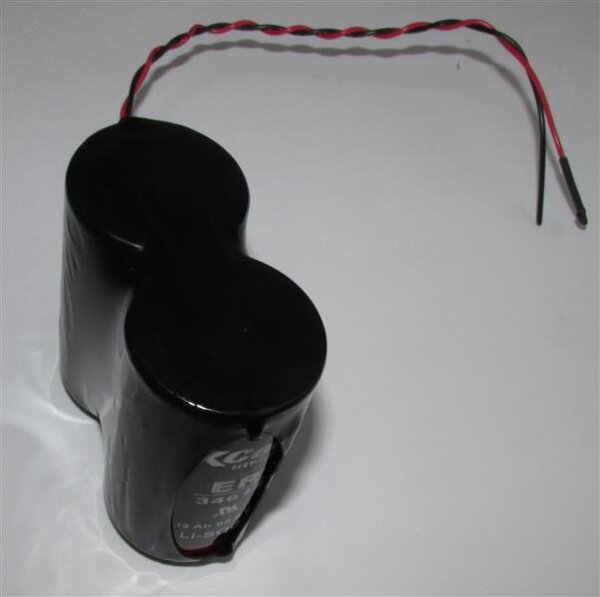 Batteriepack für Abus Ersatzbatterie Spezialpack Lithium FU2985 - 7,2 Volt 19Ah Li-SOCl2