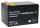Multipower - MP12-12 - 12 Volt 12Ah Pb - Blei-Akku (VdS) AGM, Standard, Faston 4,8 mm