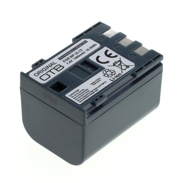 OTB - Ersatzakku kompatibel zu Canon BP-2L12 - 7,4 Volt 1400mAh Li-Ion - EOL