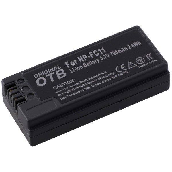OTB - Ersatzakku kompatibel zu Sony NP-FC11 - 3,7 Volt 700mAh Li-Ion