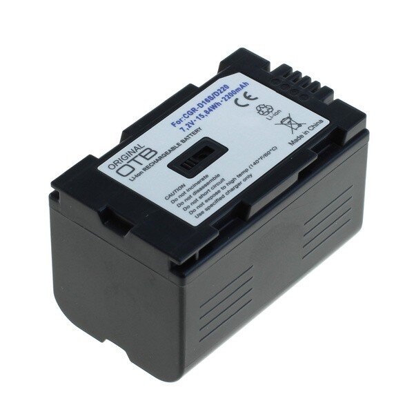 OTB - Ersatzakku kompatibel zu Panasonic CGR-D220 - 7,4 Volt 2200mAh Li-Ion