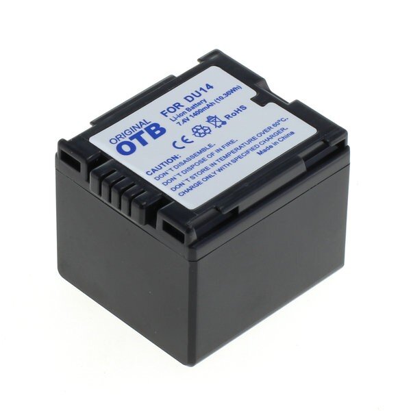 OTB - Ersatzakku kompatibel zu Panasonic CGA-DU14 - 7,4 Volt 1400mAh Li-Ion