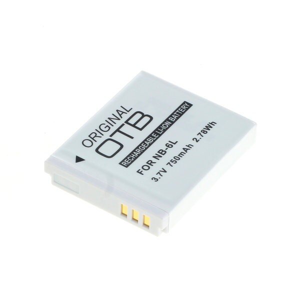 OTB - Ersatzakku kompatibel zu Canon NB-6L - 3,7 Volt 750mAh Li-Ion