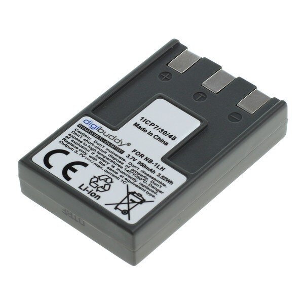 digibuddy - Ersatzakku kompatibel zu Canon NB-1LH - 3,7 Volt 950mAh Li-Ion