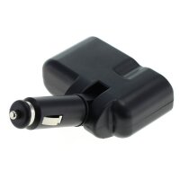 OTB - KFZ-Adapter / Verteiler Zigarettenanzünder - Stecker auf 2x Kupplung