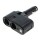 OTB - KFZ-Adapter / Verteiler Zigarettenanzünder - Stecker auf 2x Kupplung