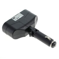 OTB - KFZ-Adapter / Verteiler Zigarettenanzünder - Stecker auf 2x Kupplung + USB