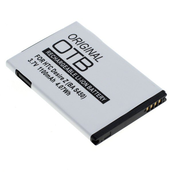 OTB - Ersatzakku kompatibel zu HTC BA S450 - 3,7 Volt 1100mAh Li-Ion