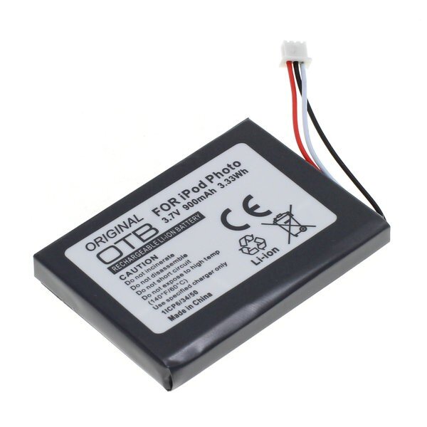 OTB - Ersatzakku kompatibel zu iPod Photo - 3,7 Volt 900mAh Li-Ion