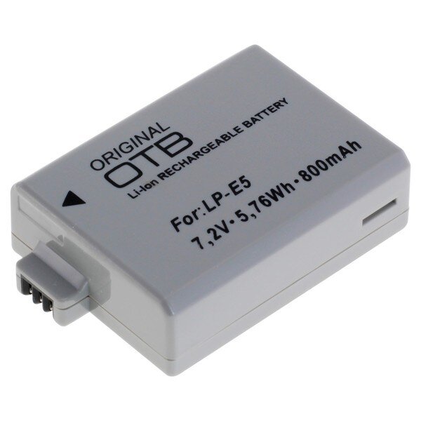 OTB - Ersatzakku kompatibel zu Canon LP-E5 - 7,4 Volt 800mAh Li-Ion