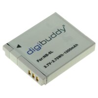 digibuddy - Ersatzakku kompatibel zu Canon NB-6L - 3,7...