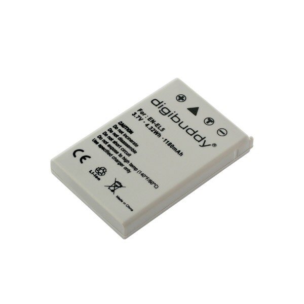 digibuddy - Ersatzakku kompatibel zu Nikon EN-EL5 - 3,7 Volt 1180mAh Li-Ion