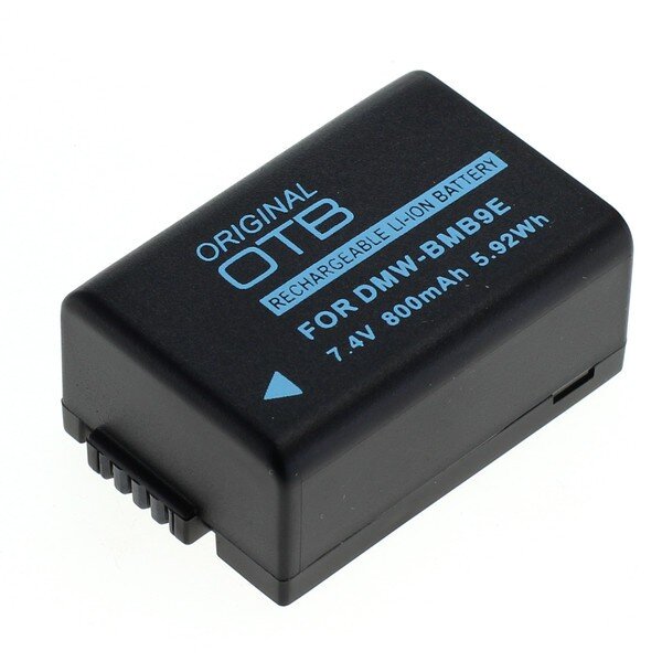 OTB - Ersatzakku kompatibel zu Panasonic DMW-BMB9E / Leica BP-DC9 - 7,4 Volt 800mAh Li-Ion