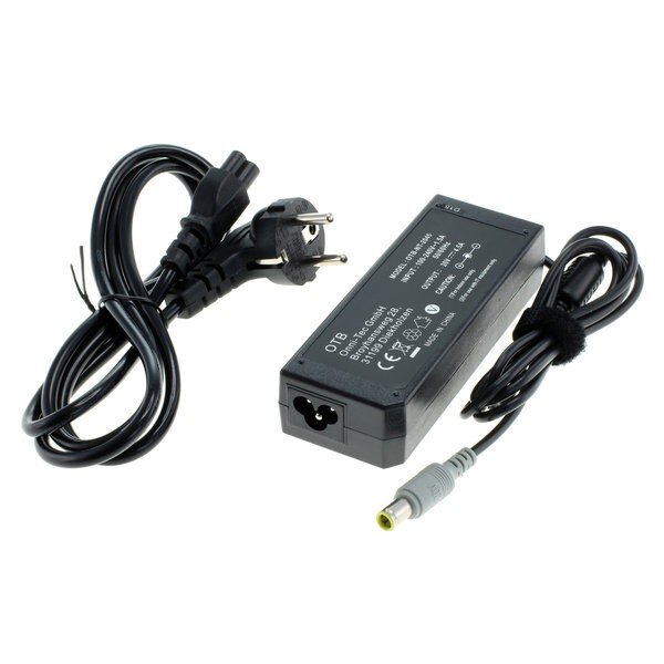 OTB - Ladegerät/Netzteil kompatibel zu IBM 20V 4,5A (90W - 1 Pin) 7,9 x 5,5mm