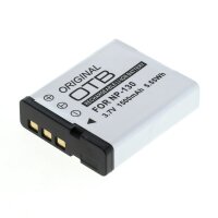 OTB - Ersatzakku kompatibel zu Casio NP-130 - 3,7 Volt...