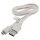 OTB - Datenkabel Micro-USB - 0.95m - Flachbandkabel - weiß