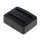 digibuddy - Akkuladestation Dual kompatibel zu Samsung B500AE - schwarz