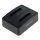 digibuddy - Akkuladestation Dual kompatibel zu Nokia BL-4C - schwarz