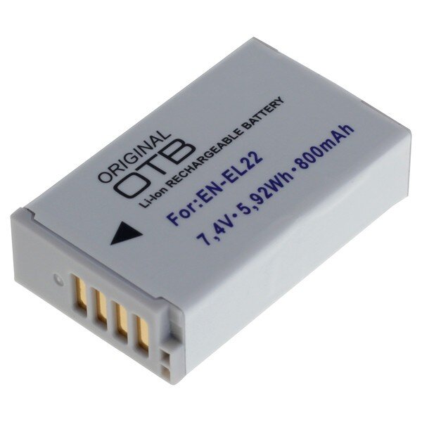 OTB - Ersatzakku kompatibel zu Nikon EN-EL22 - 7,4 Volt 800mAh Li-Ion