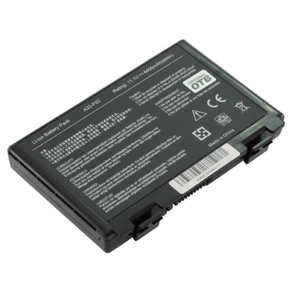 OTB - Ersatzakku kompatibel zu Asus K40 / K50 / F52 / F82 / F50 - 11,1 Volt 4400mAh Li-Ion