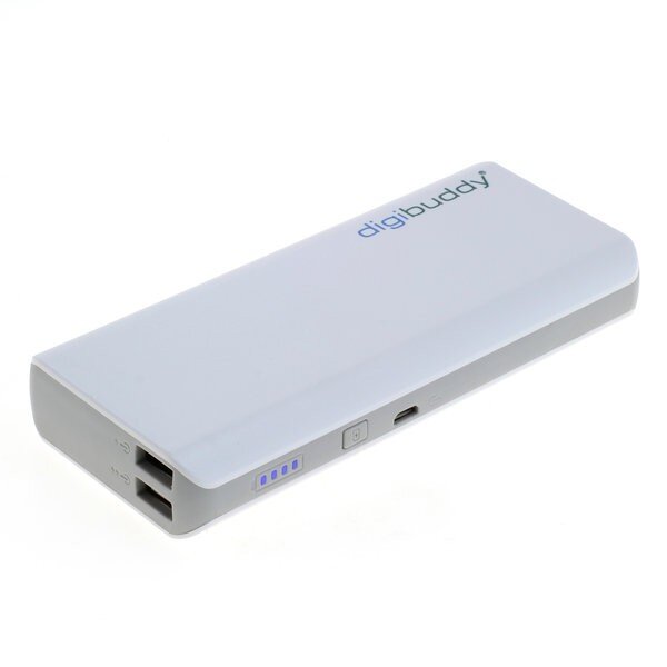 digibuddy - Powerbank DB-11010 - externer Akkupack - Li-Ion - weiß