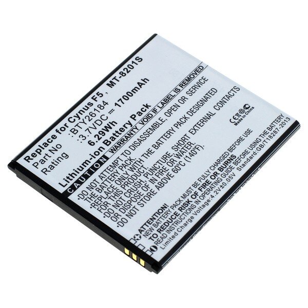OTB - Ersatzakku kompatibel zu Mobistel Cynus F5 / T2 / T5 / Wiko Rainbow - 3,7 Volt 1700mAh Li-Ion - EOL