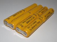 Akkupack für Technics P-06RM/8A13 - 9,6 Volt zum Selbsteinbau