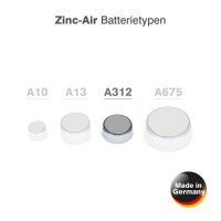 Camelion - A312 / PR41 - 1,4 Volt 160mAh Zinc Air - 6er Blister