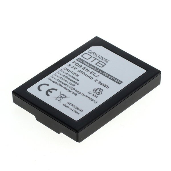 OTB - Ersatzakku kompatibel zu Nikon EN-EL2 - 3,7 Volt 800mAh Li-Ion