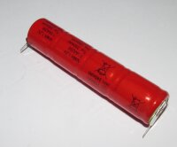 Backup - Ersatzakku für Sanyo 4xN-110AA - 4,8 Volt - 4er Säule mit Einzelpin