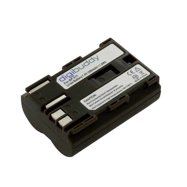 digibuddy - Ersatzakku kompatibel zu Canon BP-511 - 7,4 Volt 1600mAh Li-Ion