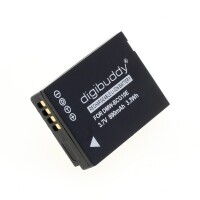 digibuddy - Ersatzakku kompatibel zu Panasonic DMW-BCG10E - 3,7 Volt 890mAh Li-Ion