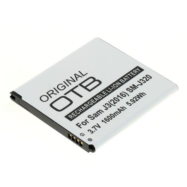 OTB - Ersatzakku kompatibel zu Samsung Galaxy J3 2016 / SM-J320 - 3,8 Volt 1600mAh Li-Ion