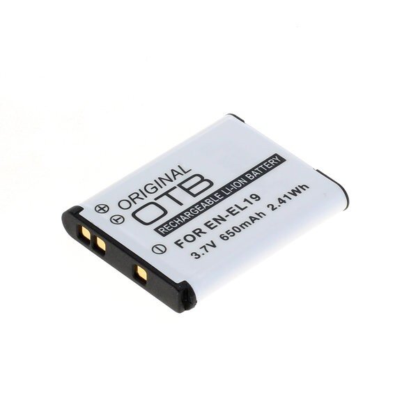 OTB - Ersatzakku kompatibel zu Nikon EN-EL19 - 3,7 Volt 650mAh Li-Ion