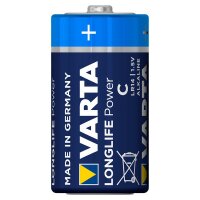 Varta - Batterie High Energy C Baby 4914 - 1,5 Volt 7800mAh AlMn - 2er-Blister