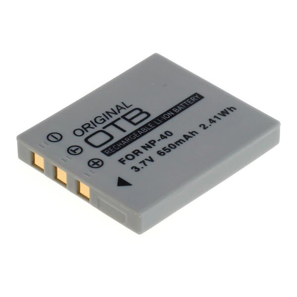 OTB - Ersatzakku kompatibel zu Fuji NP-40 / Pentax D-LI85 / Samsung SLB-0737/0837 - 3,7 Volt 650mAh Li-Ion - EOL
